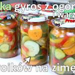 Przepis na sałatkę z ogórków w zalewie gyros