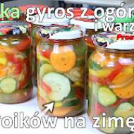 Przepis na sałatkę z ogórków w zalewie gyros