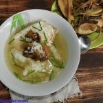 Rosół samgyetang - zupa z kurczaka i żeńszenia