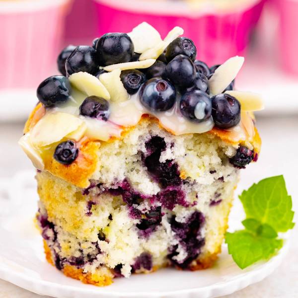Muffiny z jagodami
