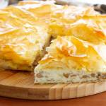 Tarta filo z kurkami