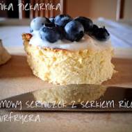 Kremowy serniczek z serkiem ricotta z air fryera