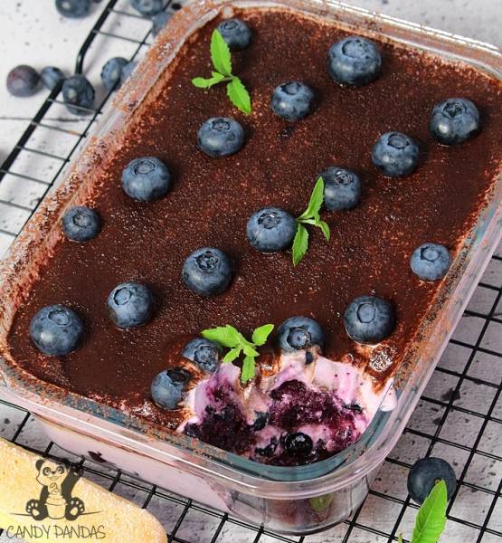 Jogurtowo JAGODOWE „TIRAMISU” 💜