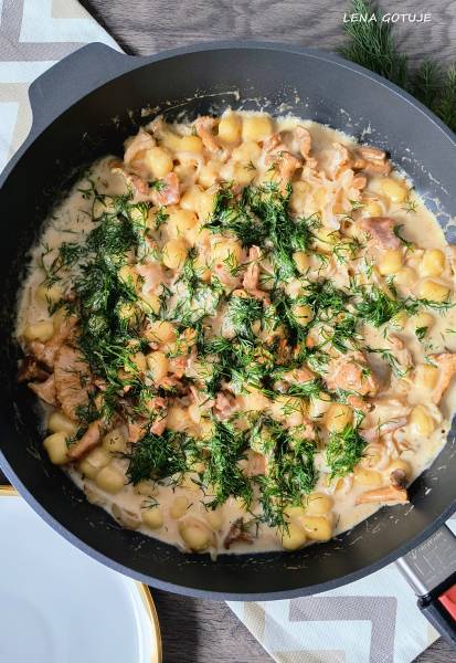Gnocchi z kurkami