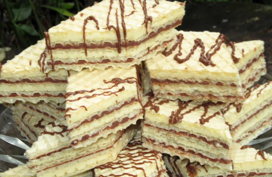 Wafelki z kremem z mleka w proszku, pyszne pischingery , szybkie i łatwe+FILM