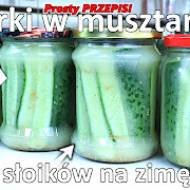 Przepis na ogórki w musztardzie