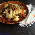 Warzywa z truflowym ravioli