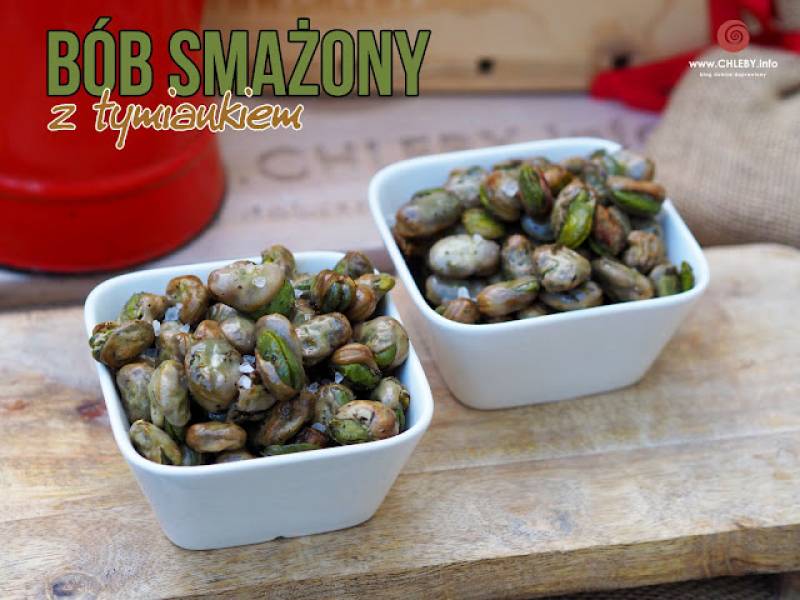 Bób smażony z tymiankiem