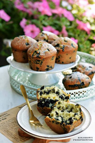Muffinki jagodowo-cytrynowe
