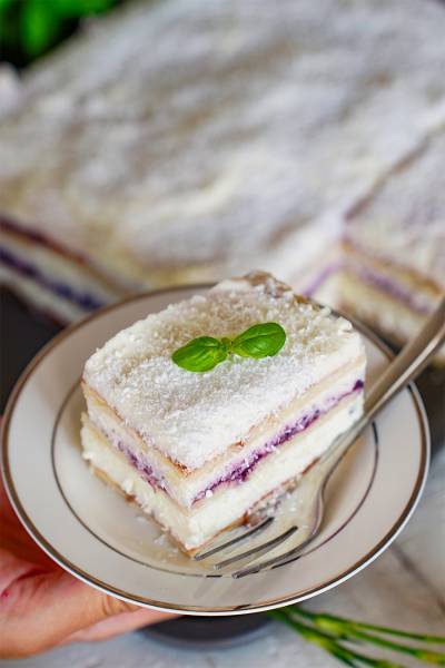 Kokosowa chmurka bez pieczenia