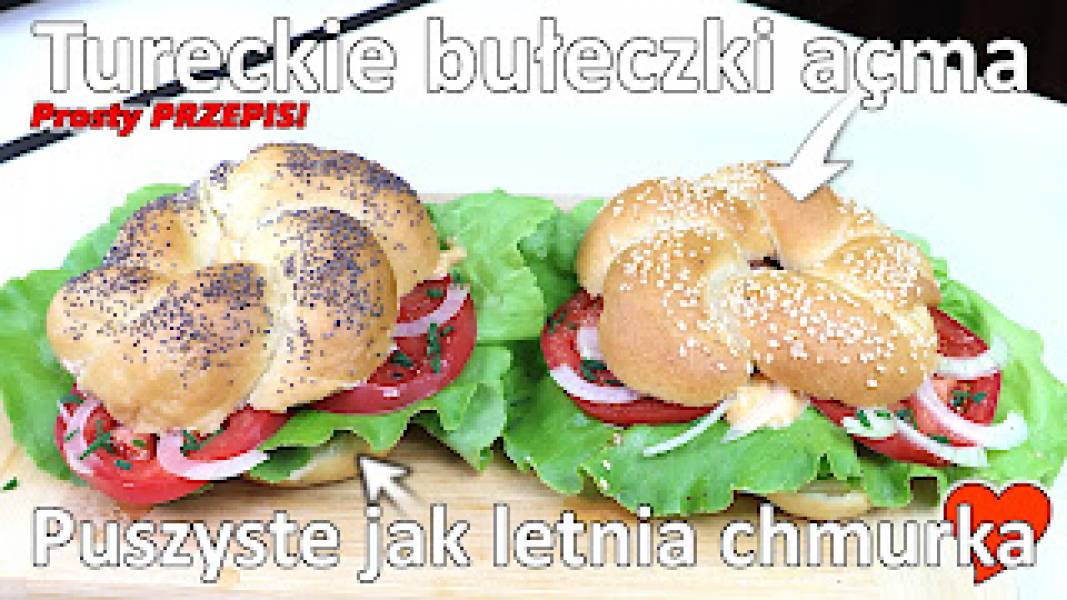 Przepis na tureckie bułki acma