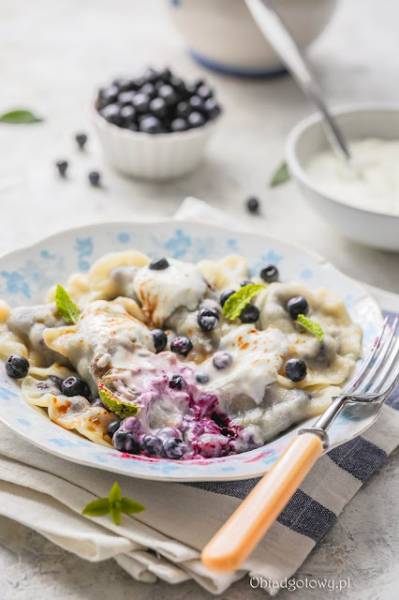 Najlepsze pierogi z jagodami