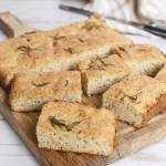 Keto focaccia