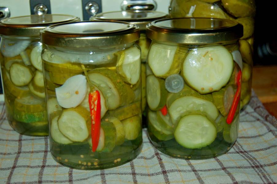 Ogórki w marynowane Sweet Chili, przetwory