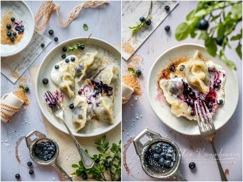 Pierogi z jagodami