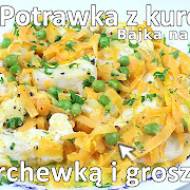 Przepis na potrawkę z piersi kurczaka z marchewką i groszkiem