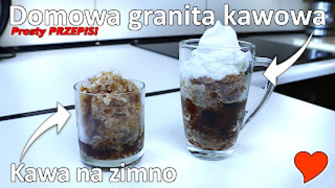 Przepis na granitę kawową