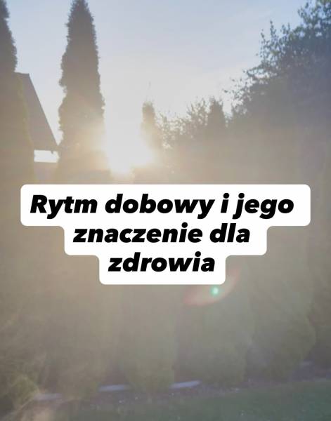 Rytm dobowy i jego znaczenie dla zdrowia. Dodatkowo także o zegarze narządów TCM.