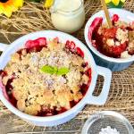 Crumble śliwkowe – śliwki pod kruszonką, szybki deser na jesień