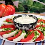Przepis na czosnkowe caprese