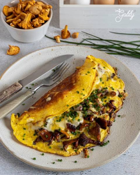 Omlet z kurkami