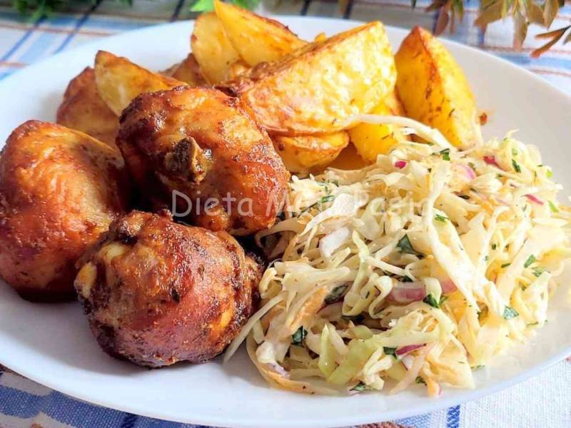 Soczyste goloneczki z kurczaka pieczone w Air Fryer