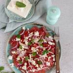 Carpaccio z arbuza z fetą