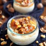 Pudding z tapioki z karmelizowanymi figami