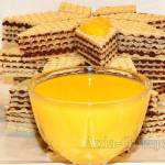 Wafle z kajmakiem