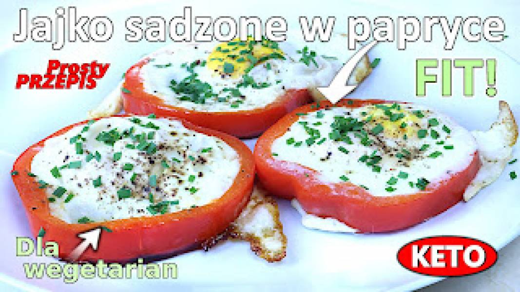 Przepis na jajka sadzone w papryce
