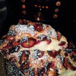 drożdżowe na suchych drożdżach i oleju ze śliwkami i kruszonką z airfryer...
