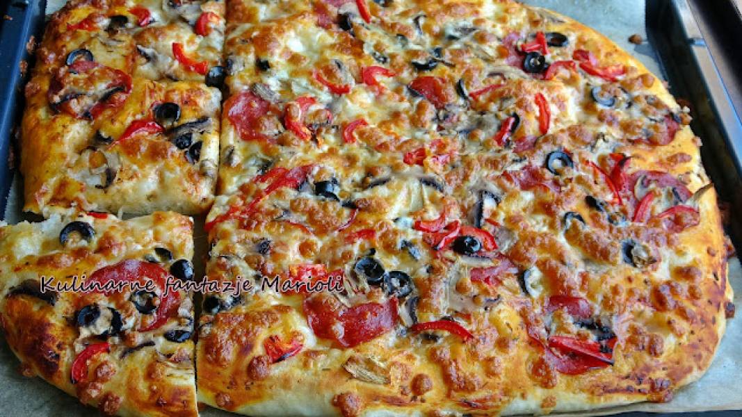 DUŻA DOMOWA PIZZA  XXL