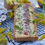 Maślana tarta z figą i pistacją