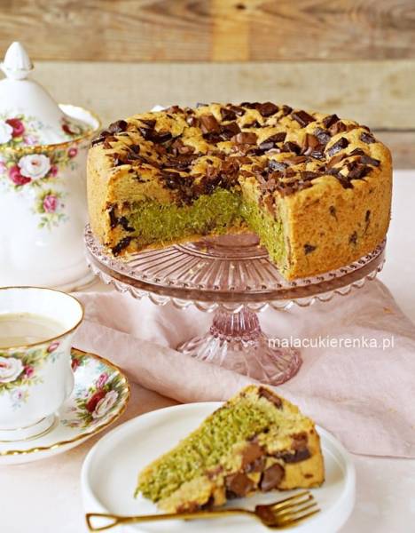 Pistacjowe ciasto z czekoladą w stylu DUBAJSKIM