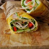 Wrap z cukinii i sera