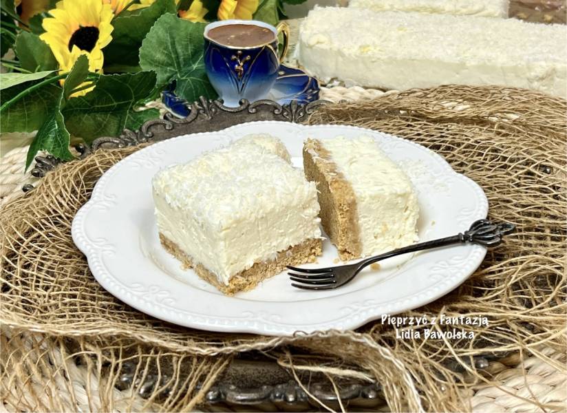 Sernik Raffaello na zimno