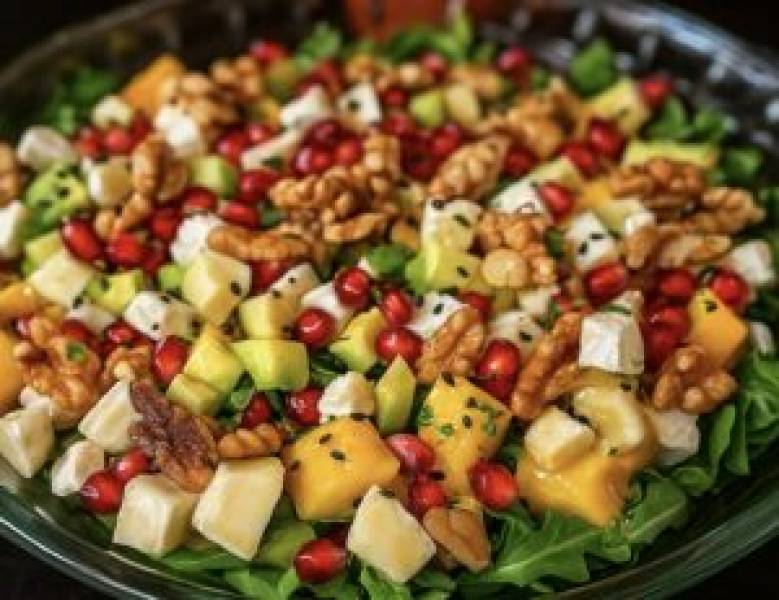 Sałatka z mango i awokado