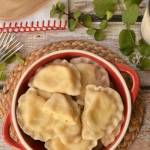Pierogi ruskie z miętą - kuchnia podkarpacka