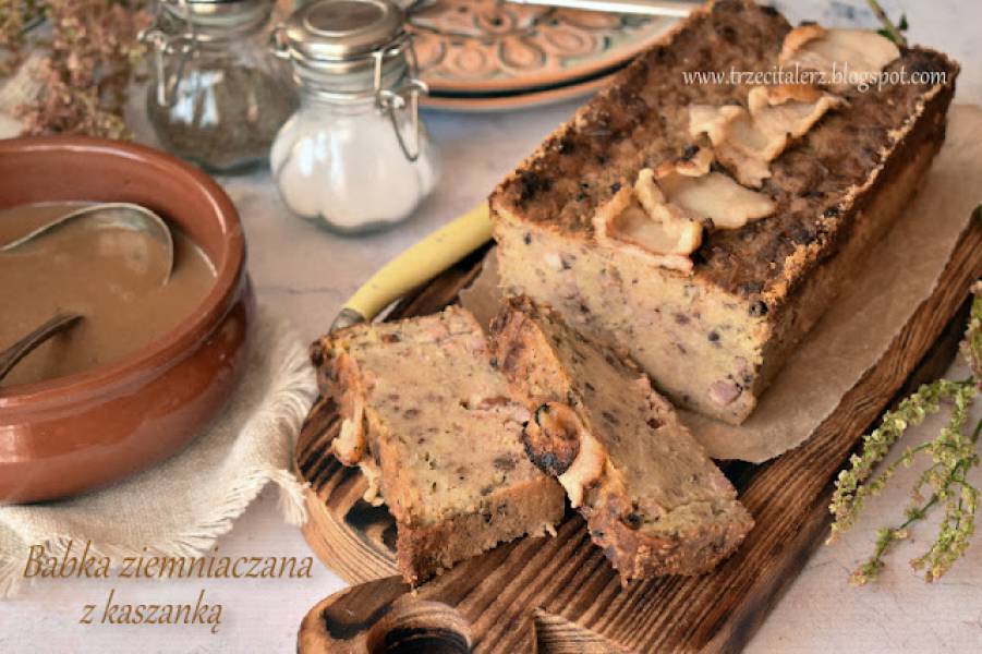 Babka ziemniaczana z kaszanką – kuchnia podkarpacka