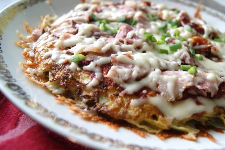 Placek z kapusty, czyli kapuściana pizza;)