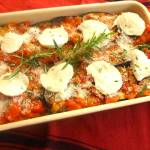 ZAPIEKANKA Z BAKŁAŻANÓW I POMIDORÓW