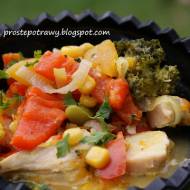 Filet z kurczaka w mleku kokosowym