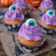 Halloweenowe cytrynowe cupcake