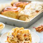 Puszyste cynamonki z kremem