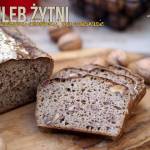 Chleb żytni z orzechami włoskimi na zakwasie