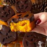 Babeczki dyniowe z czekoladą 🎃 (przepis wegański, bez laktozy i bez cukru)