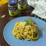 Spaghetti z kurczakiem i pesto