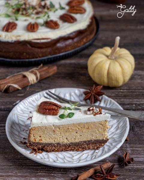 Jesienny sernik dyniowy