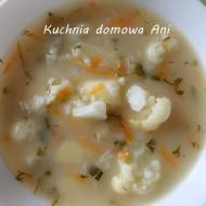 Zupa ogórkowa z kalafiorem