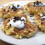 Placki na mące kokosowej i bambusowej z jabłkiem